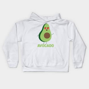 Avocado And Toast Matching Couple Kids Hoodie